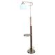 Czech Art Deco Adjustable Floor Lamp with Table, 1930s