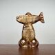 Decorative fish holder in studio pottery by Haico Nitzsche for Søholm, 1960s.