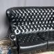 Canapé Chesterfield. Cuir.