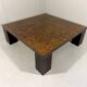 Danish coffee table in wenge end-grain mosaic Tranekaer Denmark