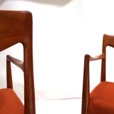 Suite de 2 chaises en teck Gustav Bahus Bambi par Rolf Rastad & Adolf Relling, 196