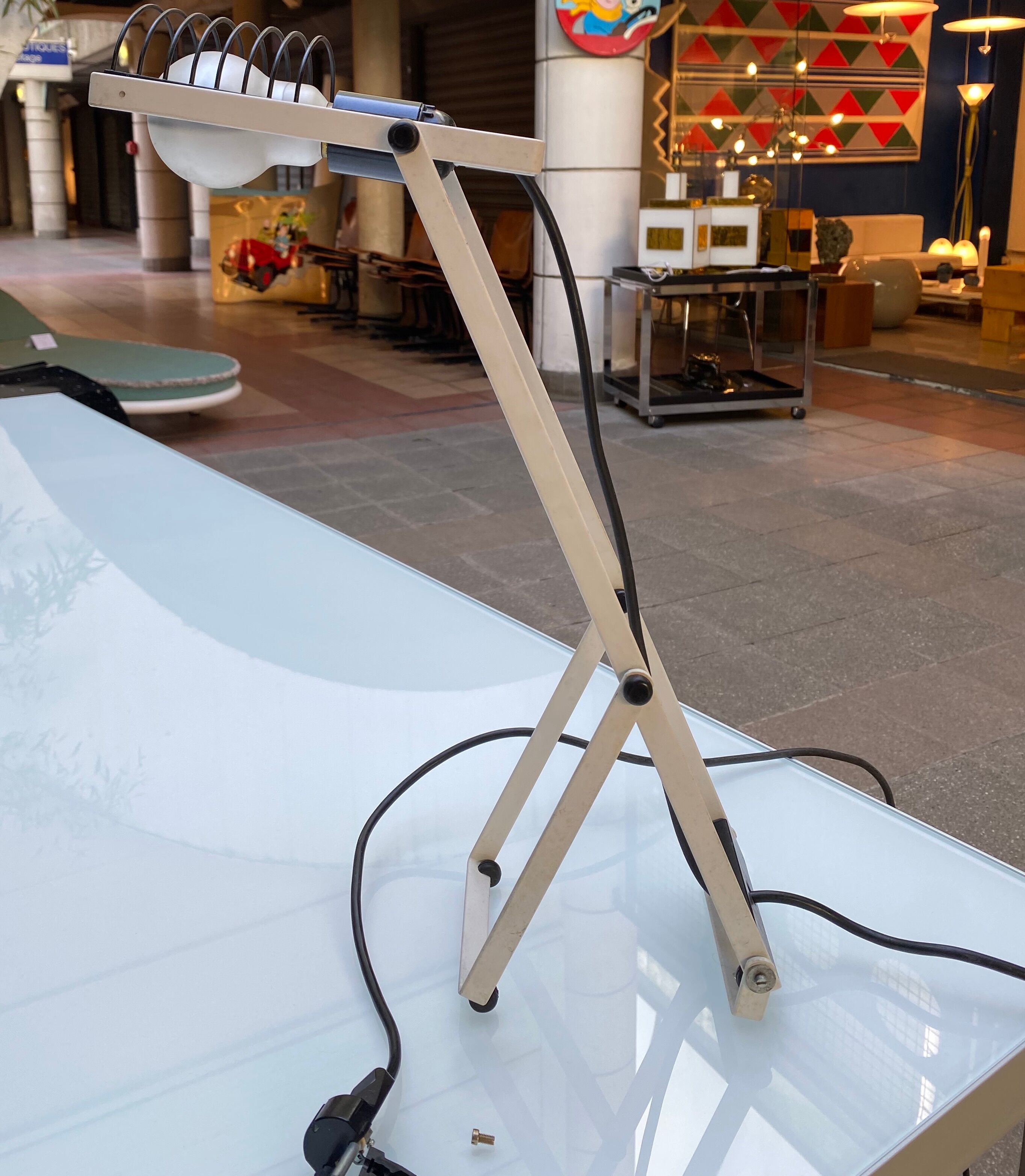 Lamp and 2 wall lamps by Ernesto Gismondi - Years 70-75