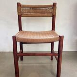 Beautiful chair, wooden frame with papercord seat and backrest