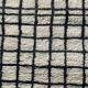 Berber rug black white 152x102cm