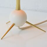 Pair of atomic design table lamps
