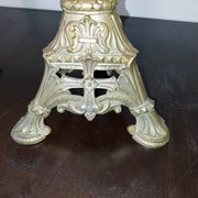 Antique brass candelabrum