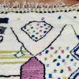 Handmade wool Berber rug 150 X 100 CM