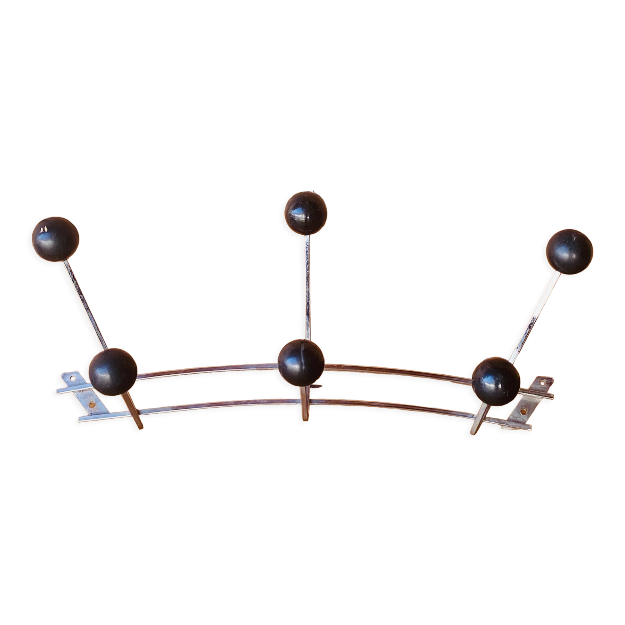 Vintage wall coat rack 60