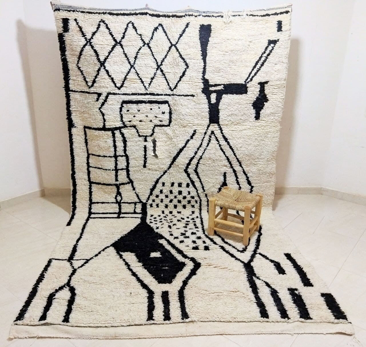 Tapis Berbere Beni Ourain 300x170cm