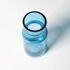 Small Vintage Blue Glass Vase / Mid-century Stylish Vase / Sweden / 1980s