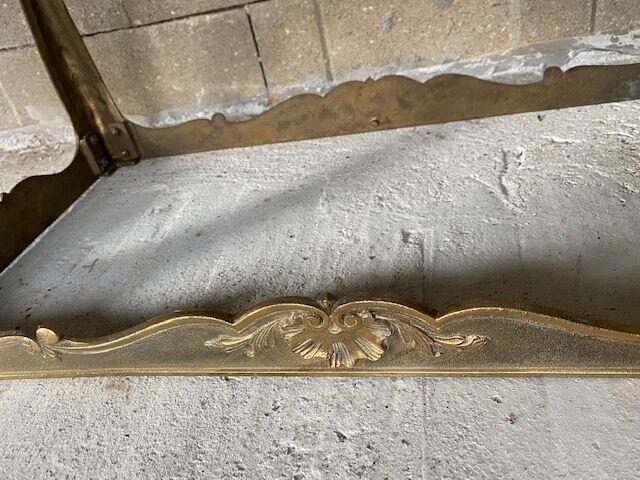 Onyx coffee table base vintage brass 1950