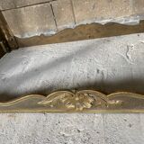 Onyx coffee table base vintage brass 1950