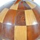 Coconut ice bucket in marquetry 1970