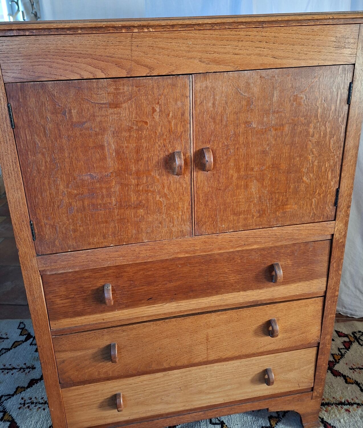 Vintage oak cabinet by Herbert & Gibbs