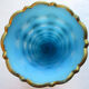 Church vase for offering to the Virgin, starry blue opaline Gold