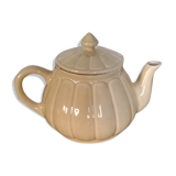 Cream-colored teapot