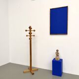 Free-standing coat rack in solid pine, Les Arcs, 1970s