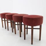 1940s Art deco Stool, Czechoslovakia