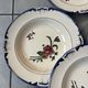 Set of 6 polychrome deep plates "Velars" Longchamp