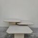 Set of 3 nesting wooden coffee tables, 1970s design