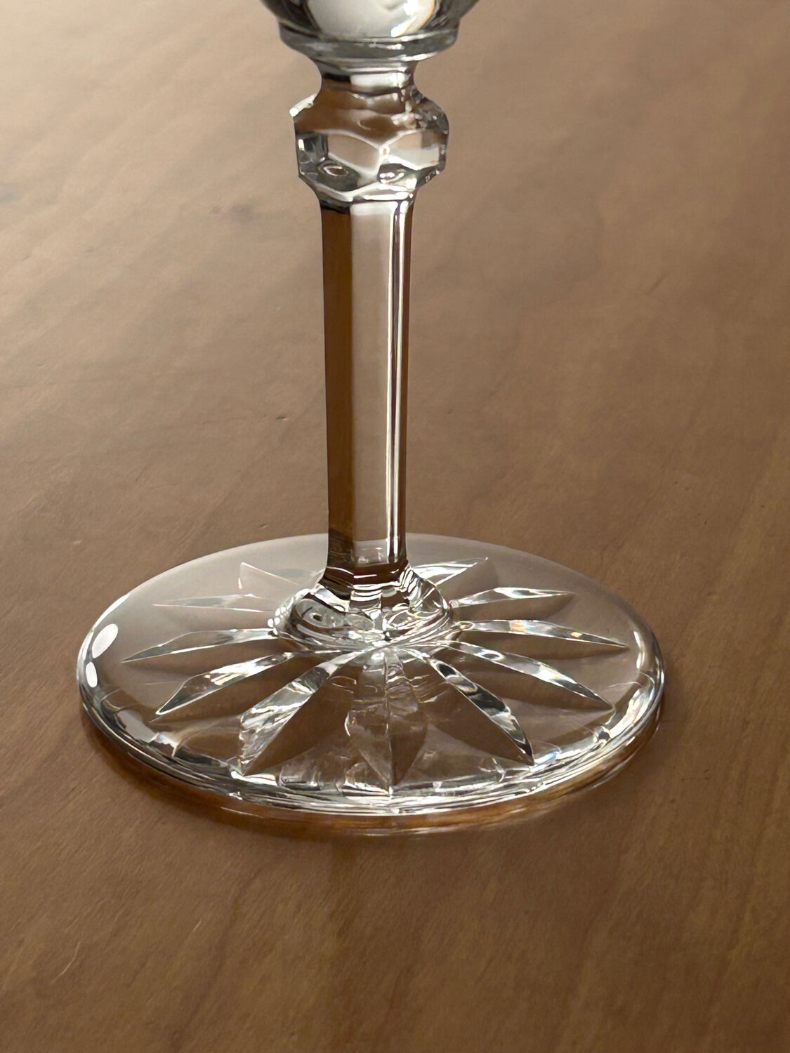 9 Saint Louis cut crystal champagne flutes