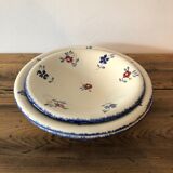 3-course vintage service, Digoin Sarreguemines