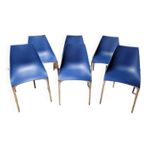 Set of 6 designer chairs signed by Hoop by Marco Maran for Parri.