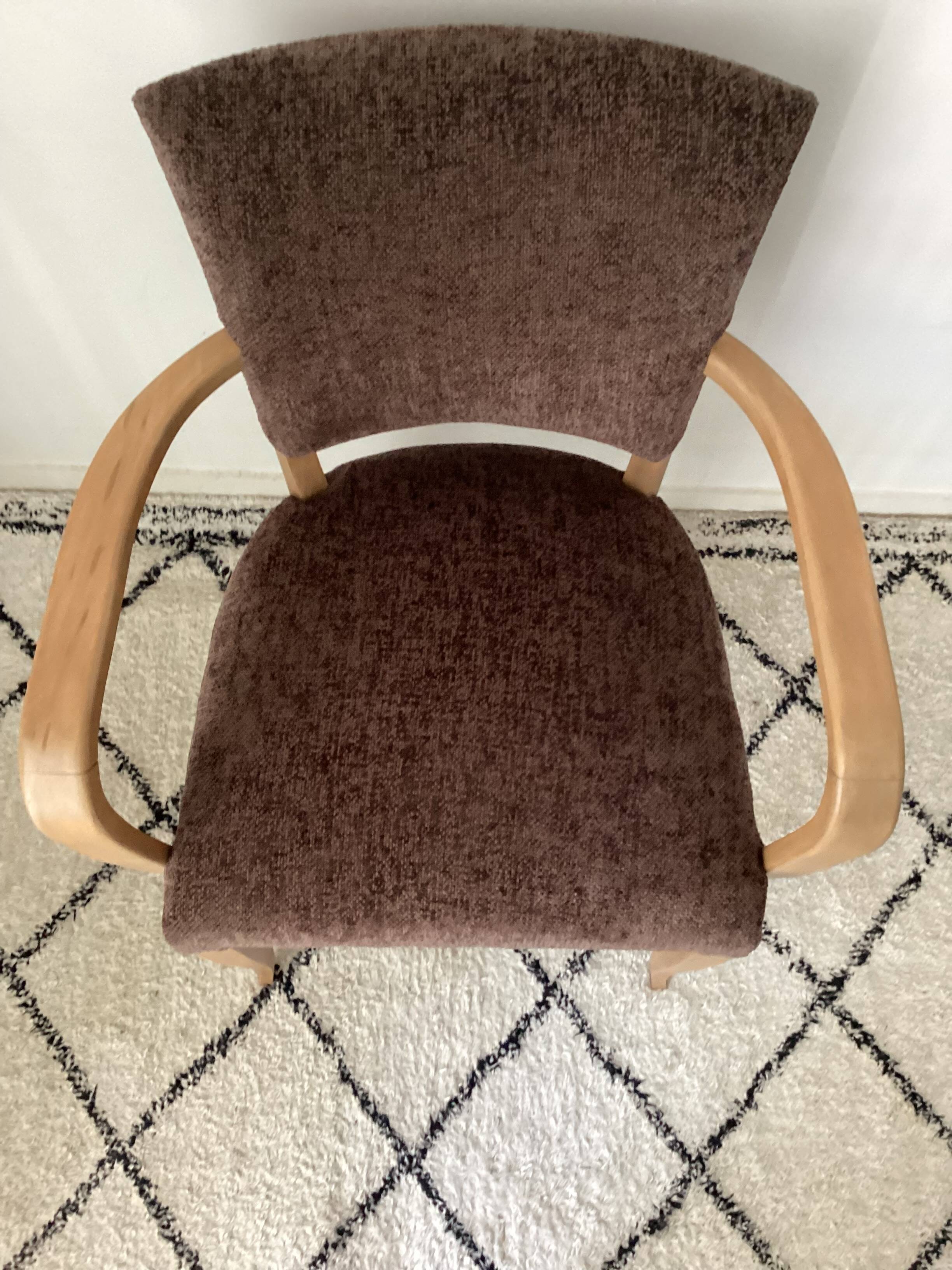 Fully restored bridge armchair