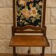 Napoleon III fireplace screen with a discreet shelf – 19th century
