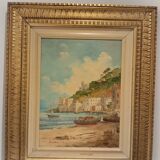 Huile encadrée