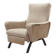 Adjustable armchair, Italian design, 1970s, production: Italy