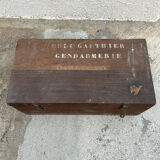 Wooden chest / military trunk