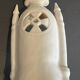 Porcelain baptismal font from paris, religious decoration, cult object.