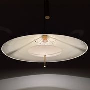 Unique Pendant Lamp with Counterweight by Vereinigte Werkstätten München