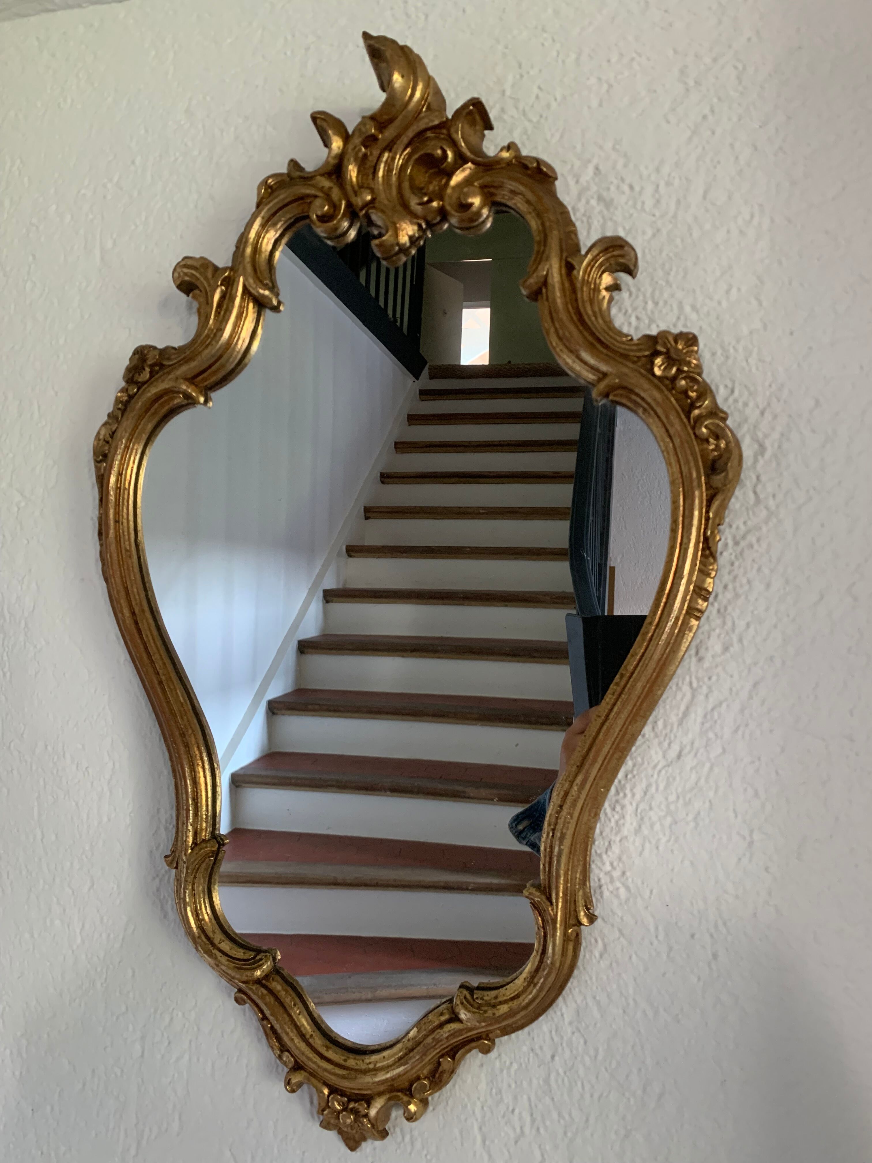 Baroque style mirror  40x70cm