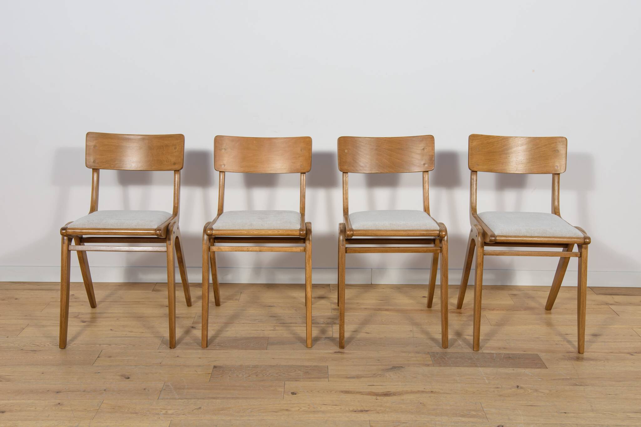 Boomerang Dining Chairs from Goscinski Furniture Factory Model 229XB.