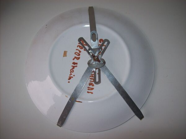 Assiette céramique Claude Bignens