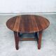 Popular Work Oak Extendable Dining Table, France, 1930s