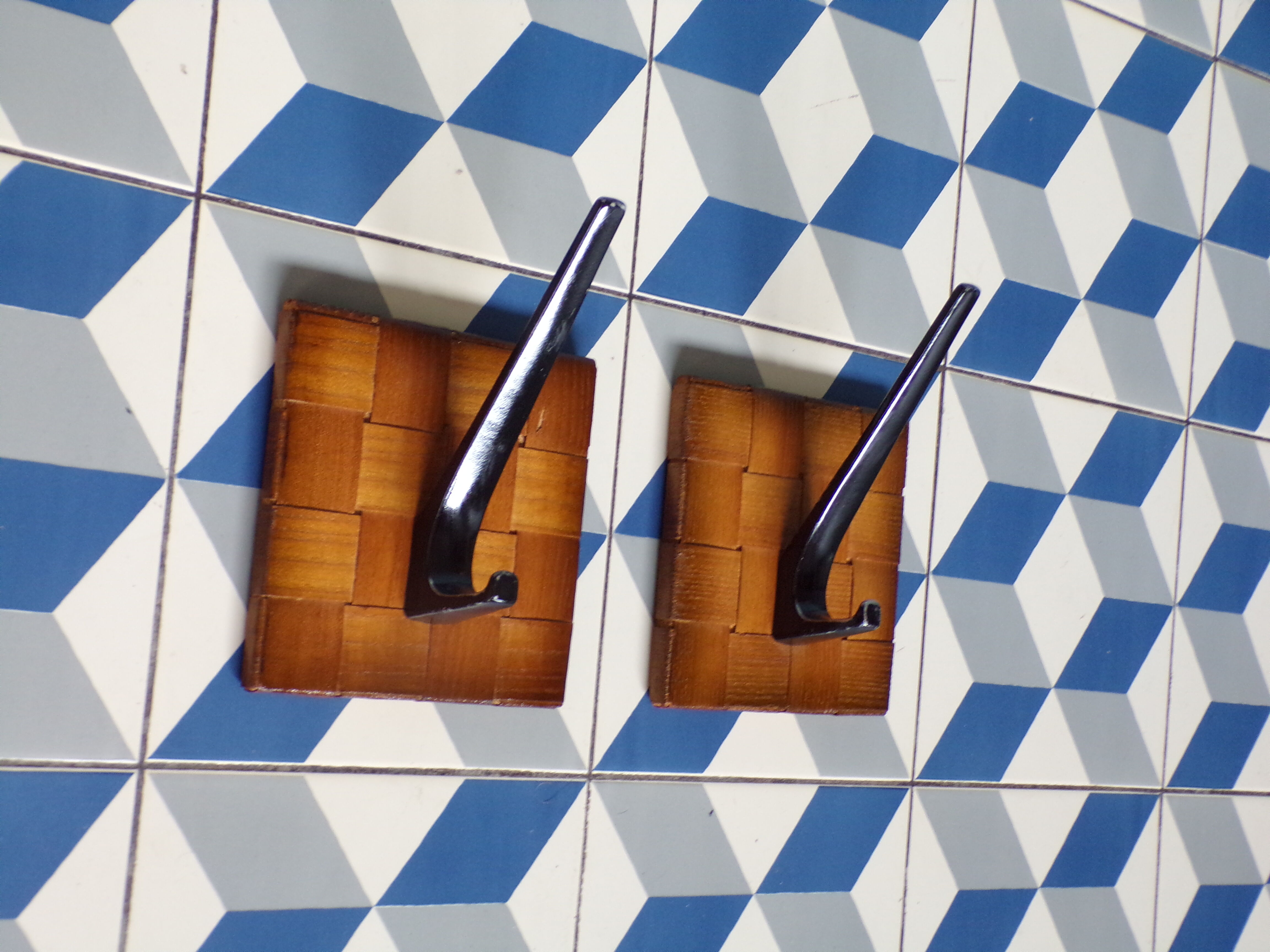 2 patères vintage