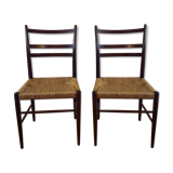 Pair of rope chairs "Gracell" by Yngve Ekstrom for Gemla, 1950s