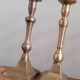 Set of 10 bronze-tinted brass candle holders 01 Pro