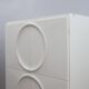 Italian Space Age Wardrobe white lacquered F.lli Proserpio 1960s