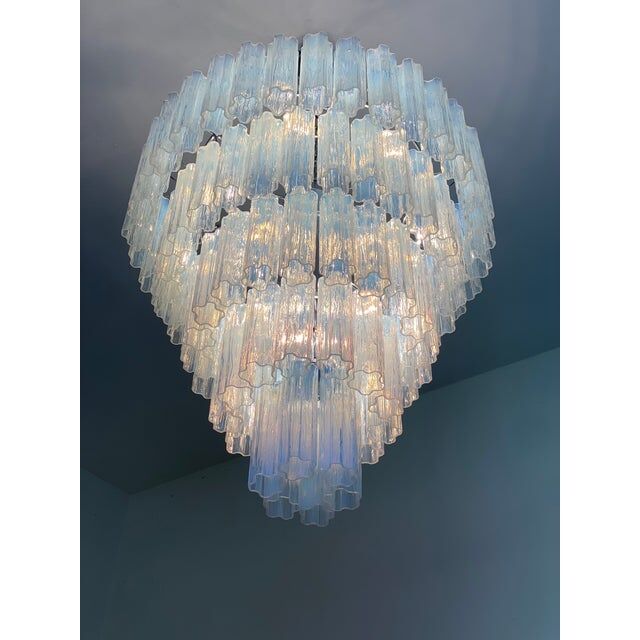 Contemporary murano glass chandelier
