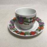 Serie 6 tasses anciennes Kaiser vintage