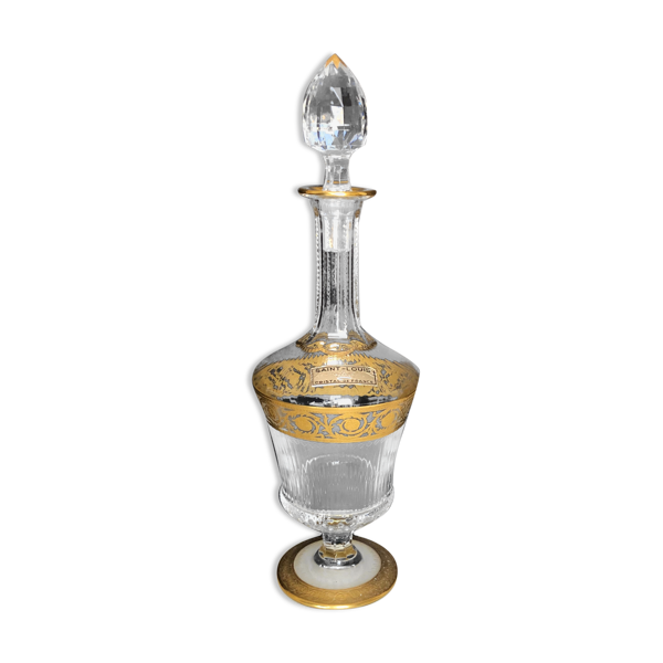 Carafe en cristal de Saint Louis modèle Thistle