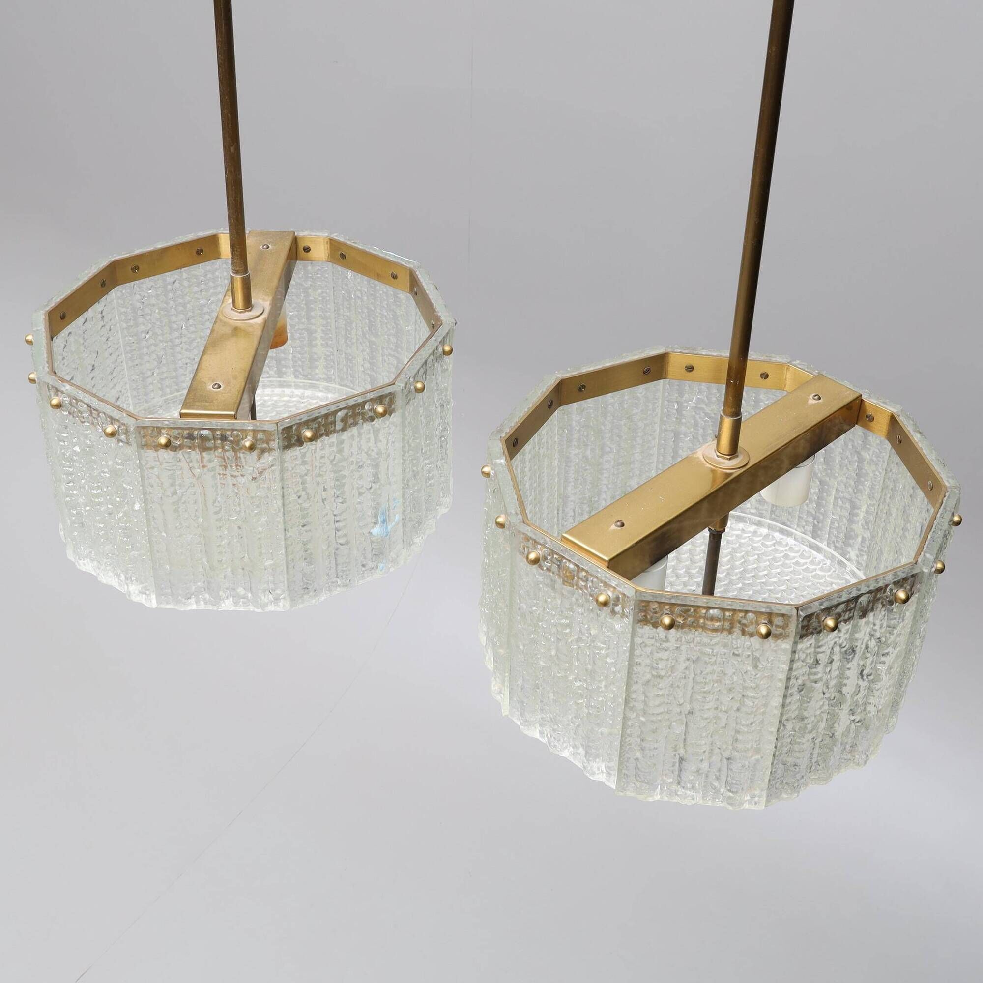 Paul Kedelv lamps Model No "the tree" for Faglaviks Glasbruk Sweden 1960