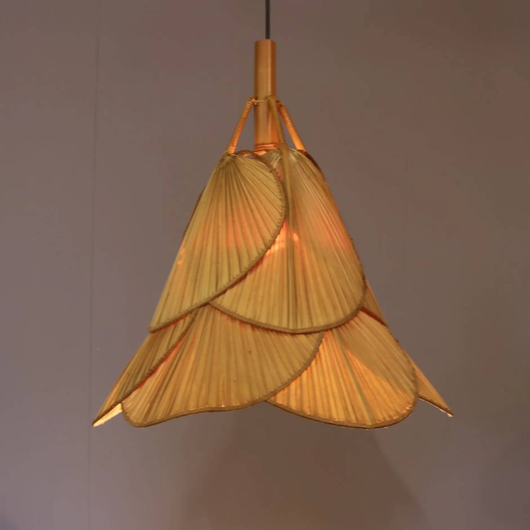 "Uchiwa" suspension in the style of Ingo Maurer, Germany 1970