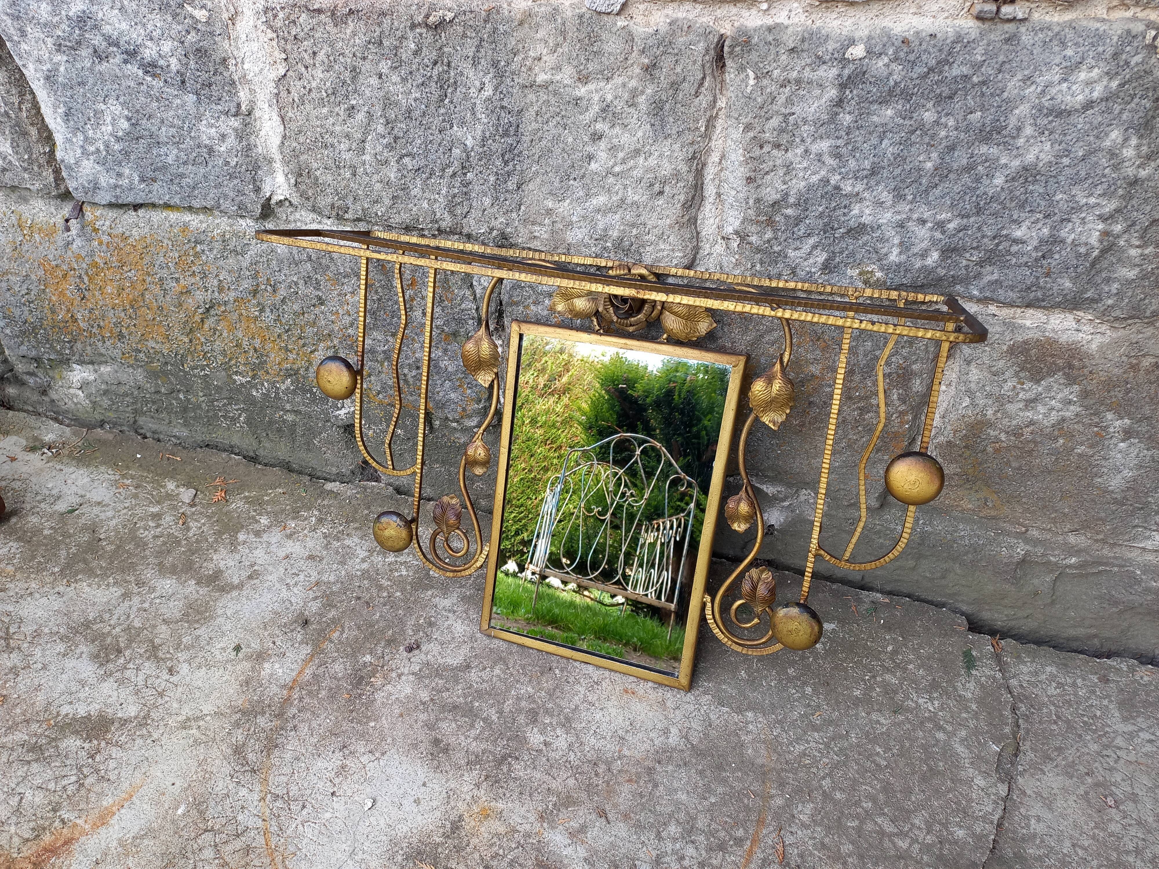 Patère murale art déco