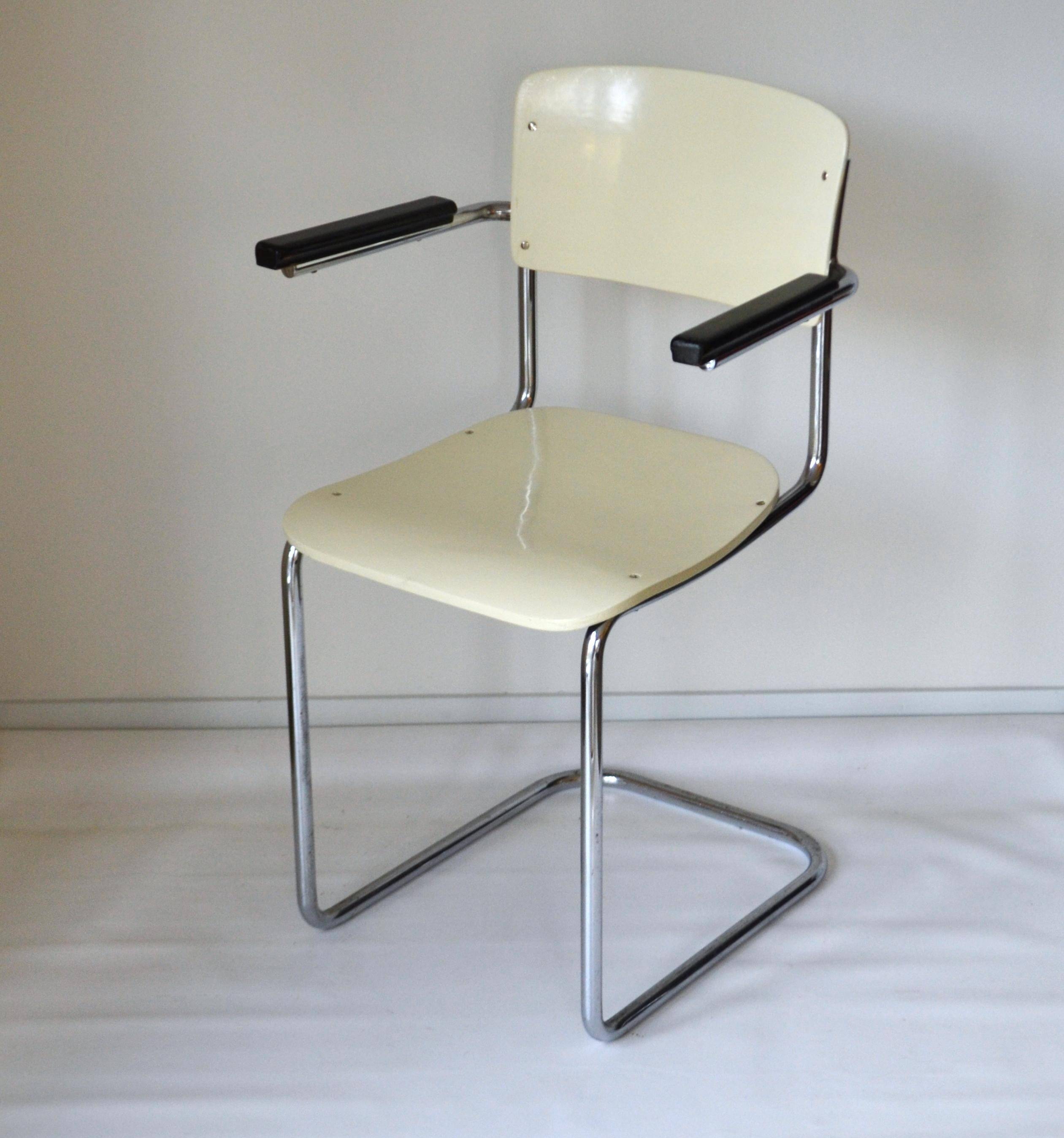 1930s Mart Stam chair produced by Fana Rotterdam