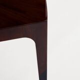 Walnut marquetry coffee table circa 1970